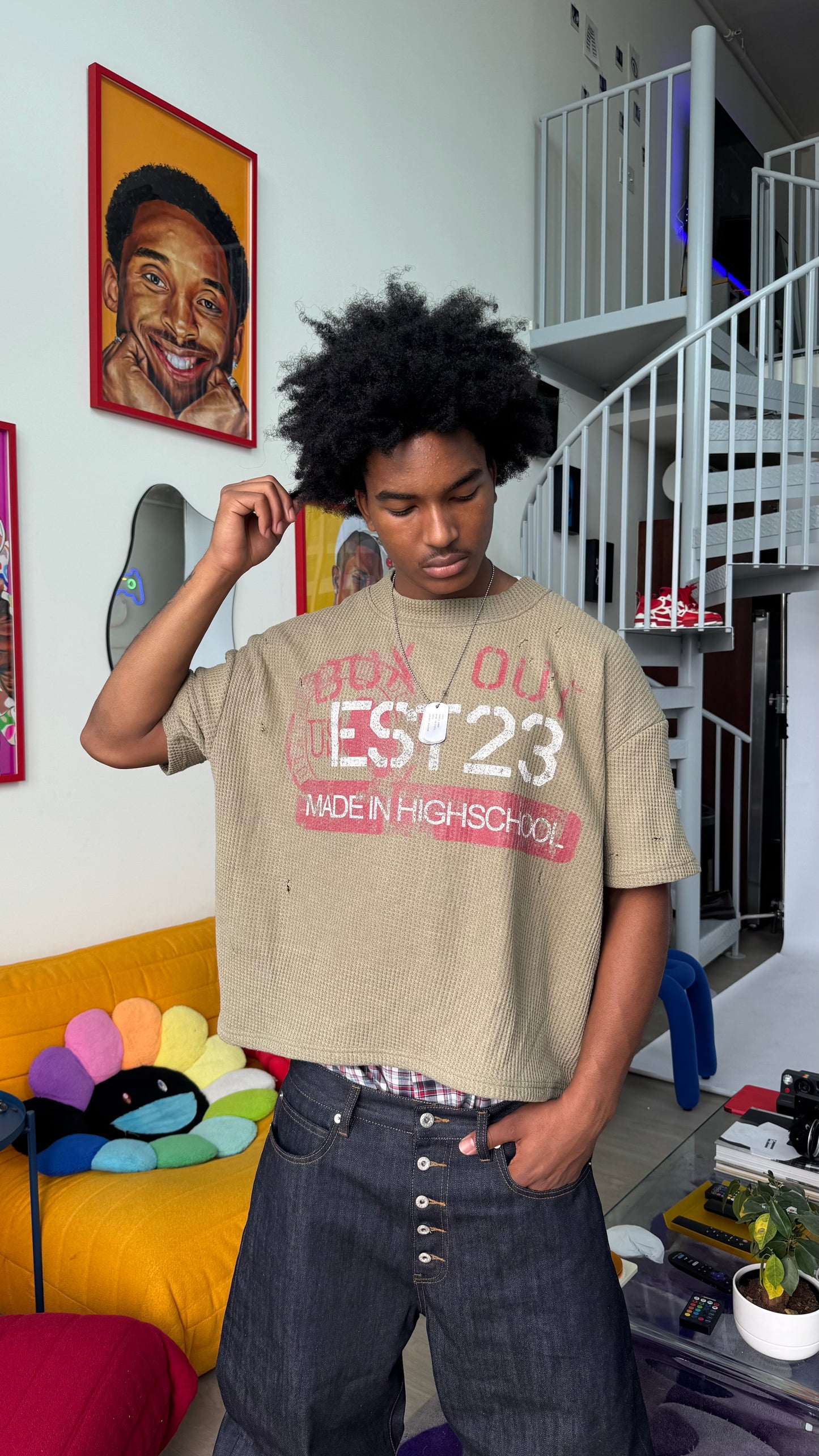 “Made in high” Green Tee shirt
