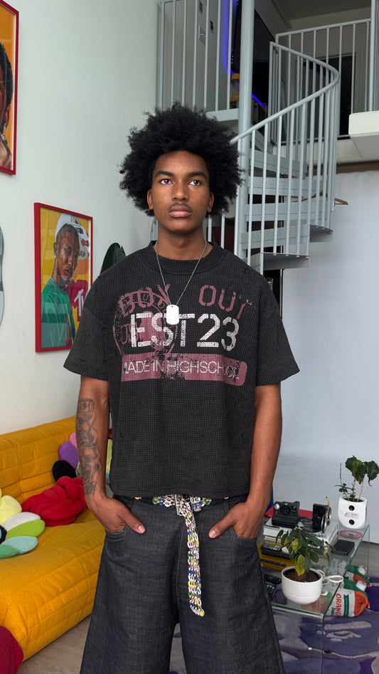 “Made in high” Black Tee shirt